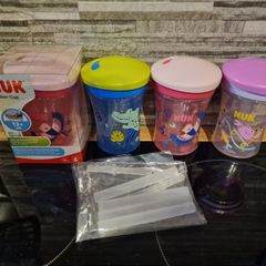 4 NUK Action Cups