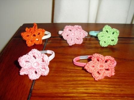 Hair flower or butterfly thick elastics