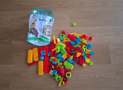 Hedgehog Blocks/ Stickle Bristle Bricks for Kids, 150 pieces