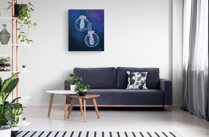 Original hand paint picture, painting by Strzala