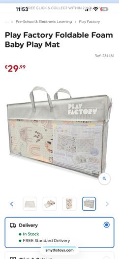Smyths Baby play mat