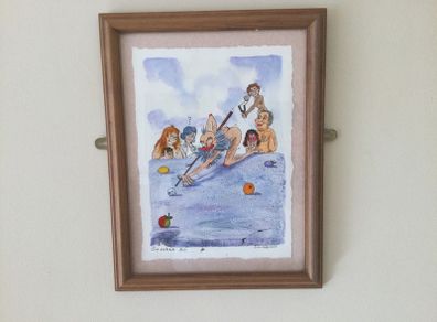 Art - Humorous Watercolour (Liam Keeley)