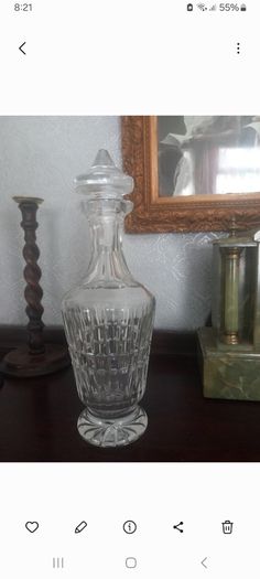 Waterford decanter.