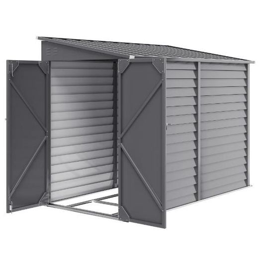 Galvanised Metal Garden Shed 5 x 9ft