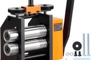 Rolling Mill, 3"/76 mm Jewelry Rolling Mill Machine, 1: 2 Gear Ratio, 3-in-1 Multi-function Rolling Mill, 0.1-7mm Press Thickness for Metal