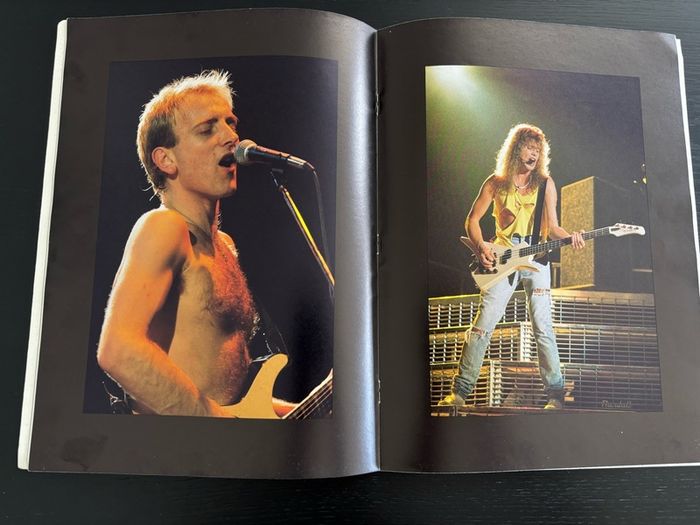 Def Leppard Hysteria music sheet book 1988