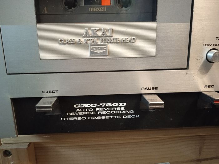 Akai GXC-730D stereo tape deck hifi audio cassete golden era