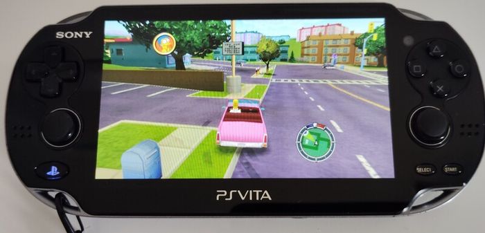 Psvita 1004 Oled Modded Henkaku 128gb Original Charger Excellent