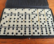 Vintage Dominoes Set