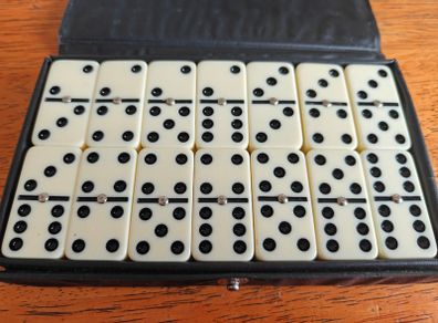 Vintage Dominoes Set