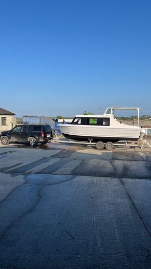 21 ft Boat with trailer