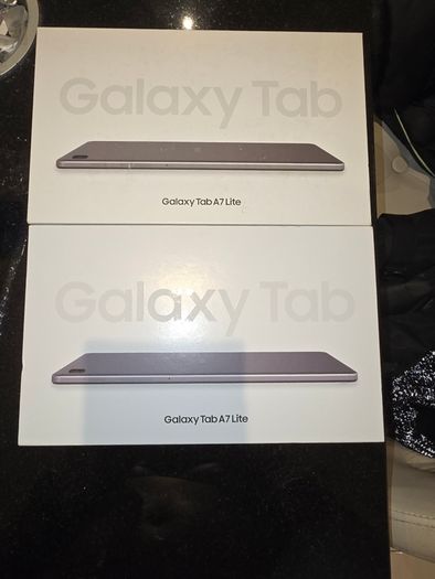 Galaxy Tab A7 Lite x 2 with accessories