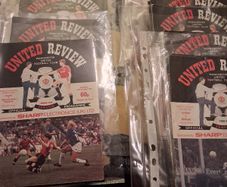 Manchester Utd - 64 Old Trafford football programmes from the 1980s