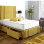 Hilton Divan Double & King Size Chesterfield Bed Frame With Mattress Opt Image 10