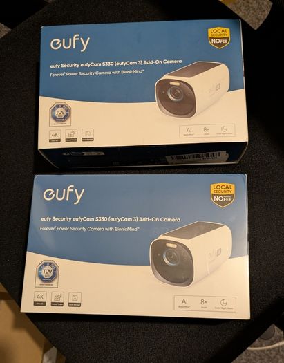 Eufy S330 solar security cameras