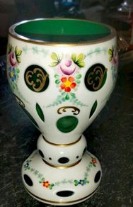 Moser Karlsbad glass vase
