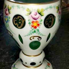 Moser Karlsbad glass vase