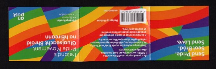 2021 Ireland Irish Pride Movement Commemorative Stamp Booklet Mint Never Hinged (MNH)