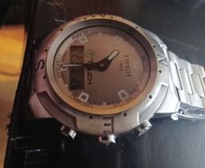 tissot t-touch titanium quartz watch
