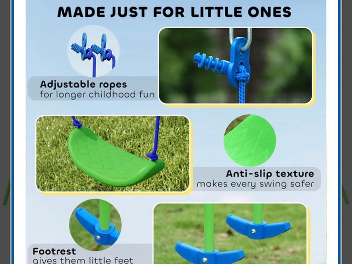 Kids Swing and seesaw