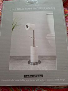 New toilet paper holder