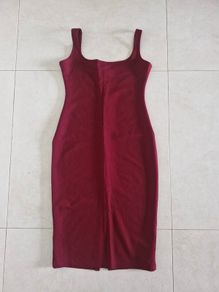 Bodycon dress Burgundy s. S/M