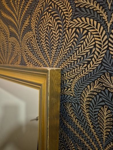 gold framed mirror