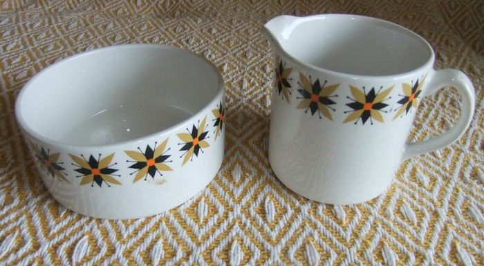 Arklow Pottery Star Dust Pattern 21 Piece Coffee Set
