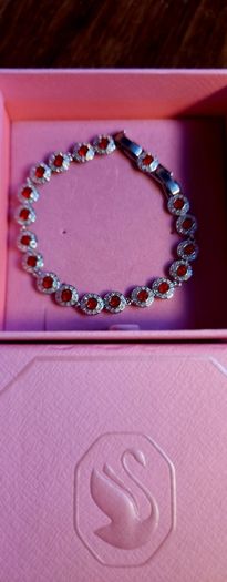 Swarovski necklace red