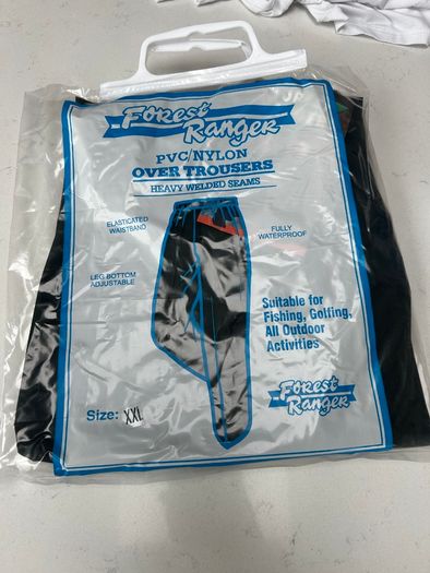 Job lot 280 waterproof trousers