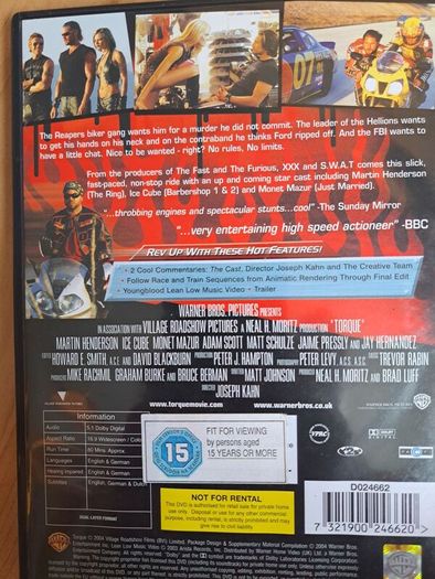 Torque movie for sale