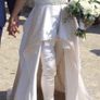 Stunning unique wedding dress size 10. Image 2