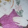 Hand Embroidere Saint Anthony & Child Jesus Image 7