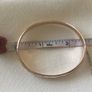 9ct gold victorian hinged bangle 6.2 grams Image 8