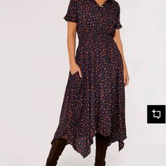 BNWT Apricot Shirt Midi Dress