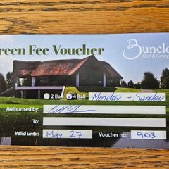 Golf Green Fee Voucher - 4 ball - Wexford