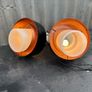 Rare vintage run of 2 Danish suspended pendant lights by Fog & Morup. Image 10
