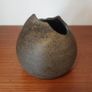 Fabulous Collection of Three Hand-Built Studio Pottery Vases with Organic Asymmetric Shapes, All Hand Made, Unknown Maker Different Makers, Pieces of Sculptural Art Image 8