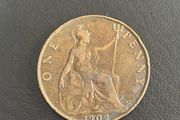 British 1902 One Penny