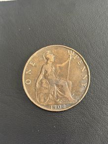 British 1902 One Penny