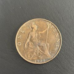 British 1902 One Penny