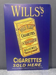 Wills Tin Metal sign