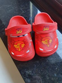 junior Cars gesigb crocs. Size 7