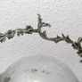Art Deco Silver Antique Ceiling Light Image 6
