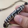 Antique Style Vintage Himalayan 9 Eyes Agate Dzi Bead Pendant Necklace Image 4