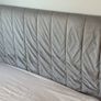 Double bed headboard velvet cover machine washable Image 9