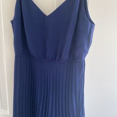 Beautiful Navy thin strap dress