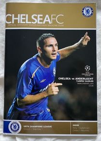 2005 Chelsea v Anderlecht - UEFA Champions League Programme