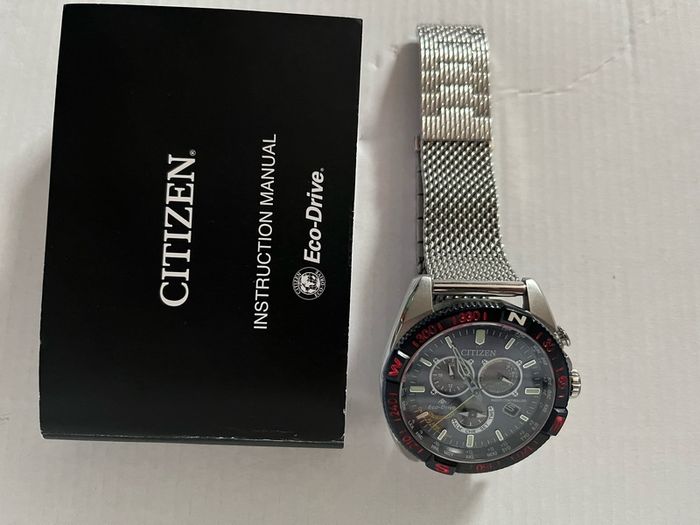 Citizen Mens Promaster Navihawk Blue Angels Eco-drive Watch Solar Powered