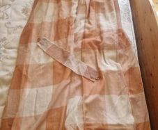 Lined voile tab top  curtains